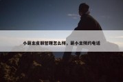 小萌主皮肤管理怎么样，萌小主预约电话