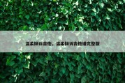 温柔倾诉吉他，温柔倾诉吉他谱完整版