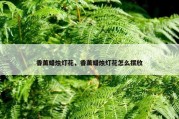 香薰蜡烛灯花，香薰蜡烛灯花怎么摆放