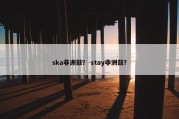 ska非洲鼓？ stay非洲鼓？