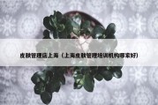 皮肤管理店上海（上海皮肤管理培训机构哪家好）