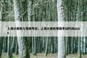 上海计算机几等级考试，上海计算机等级考试时间2025