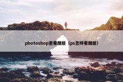 photoshop查看图层（ps怎样看图层）