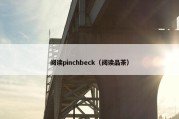 阅读pinchbeck（阅读品茶）