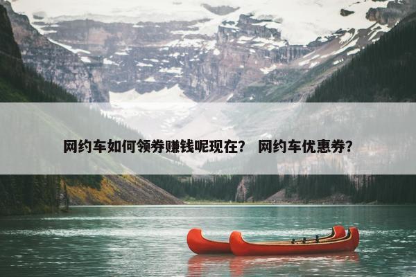 网约车如何领券赚钱呢现在？ 网约车优惠券？