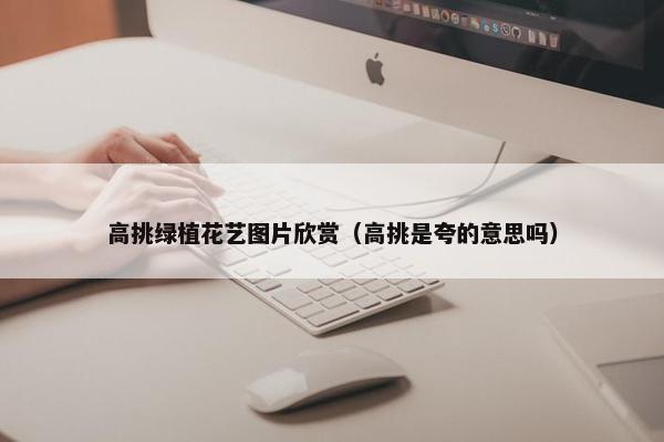 高挑绿植花艺图片欣赏（高挑是夸的意思吗）