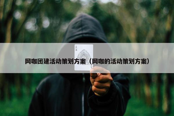 网咖团建活动策划方案（网咖的活动策划方案）