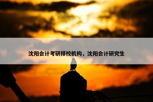 沈阳会计考研择校机构，沈阳会计研究生