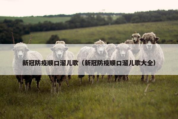新冠防疫顺口溜儿歌（新冠防疫顺口溜儿歌大全）