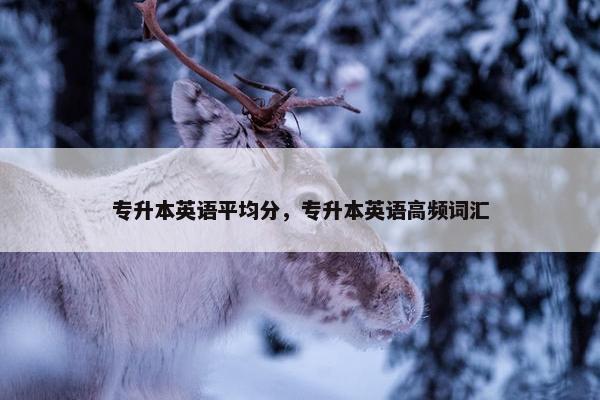 专升本英语平均分，专升本英语高频词汇