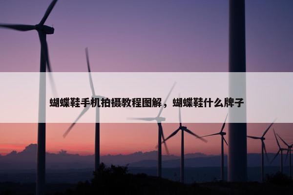 蝴蝶鞋手机拍摄教程图解，蝴蝶鞋什么牌子