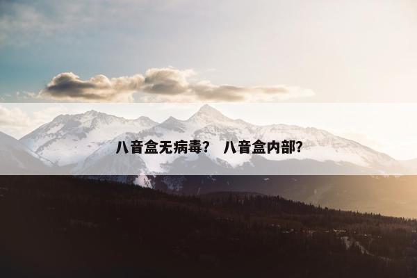 八音盒无病毒？ 八音盒内部？