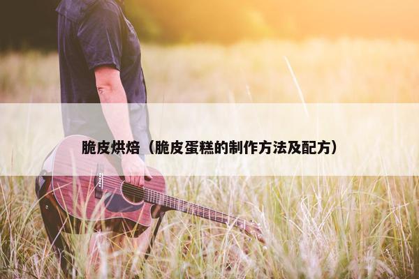 脆皮烘焙（脆皮蛋糕的制作方法及配方）