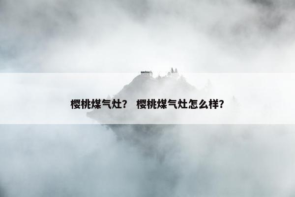樱桃煤气灶？ 樱桃煤气灶怎么样？