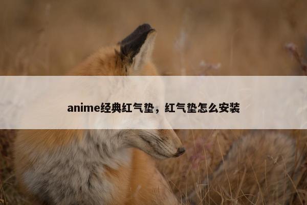 anime经典红气垫，红气垫怎么安装