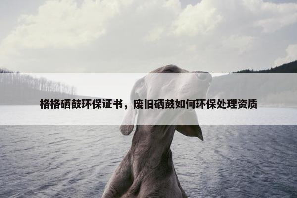 格格硒鼓环保证书，废旧硒鼓如何环保处理资质