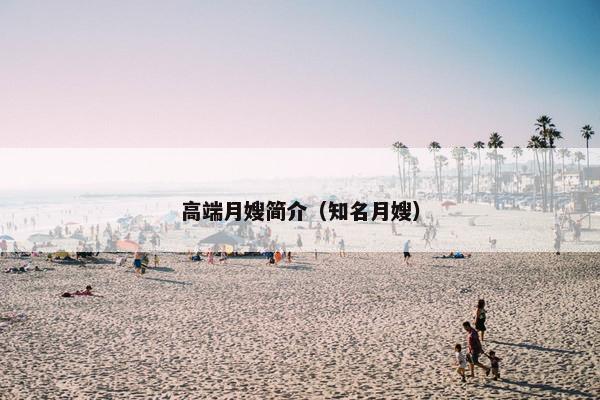 高端月嫂简介（知名月嫂）