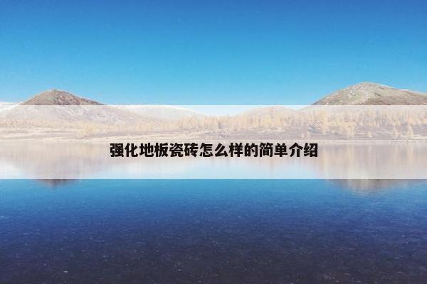 强化地板瓷砖怎么样的简单介绍