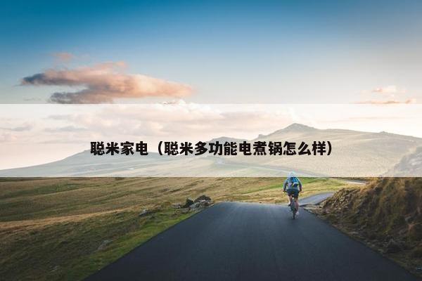 聪米家电（聪米多功能电煮锅怎么样）
