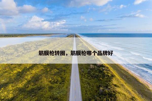 筋膜枪转圈，筋膜枪哪个品牌好