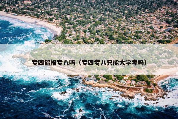 专四能报专八吗（专四专八只能大学考吗）