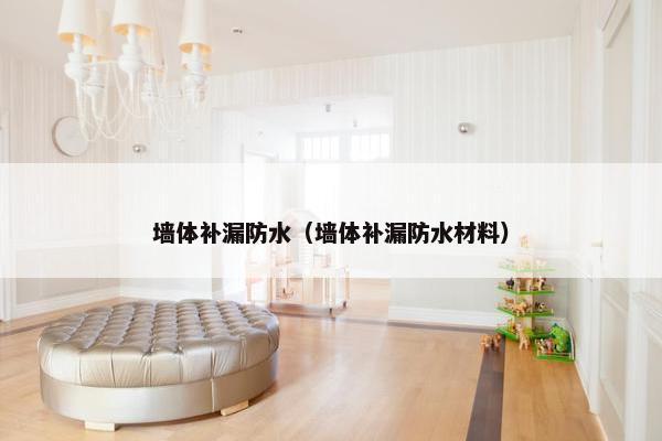 墙体补漏防水（墙体补漏防水材料）