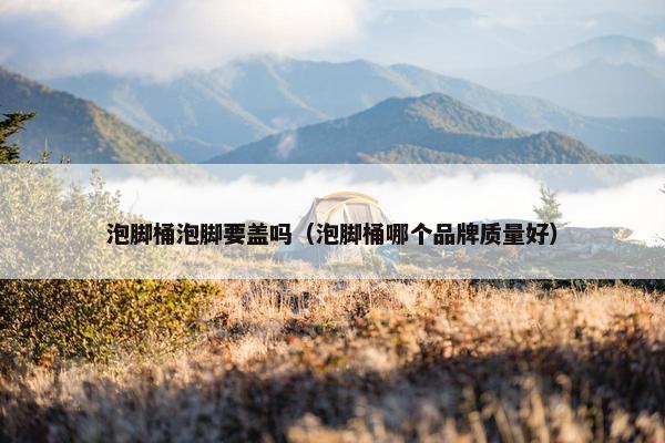 泡脚桶泡脚要盖吗（泡脚桶哪个品牌质量好）