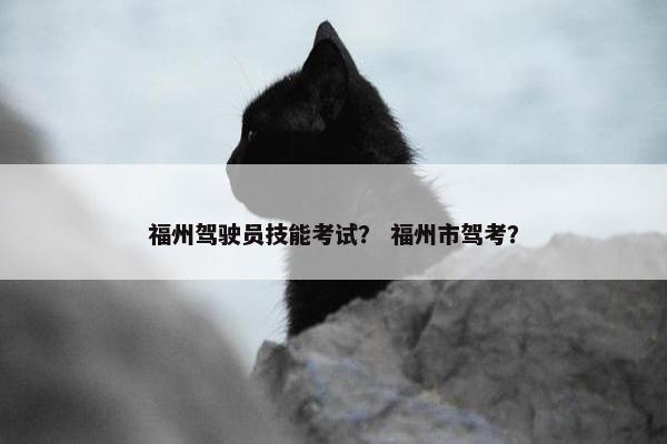 福州驾驶员技能考试？ 福州市驾考？