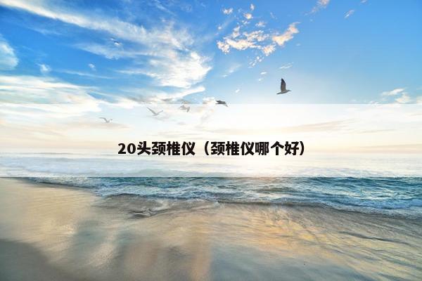 20头颈椎仪（颈椎仪哪个好）