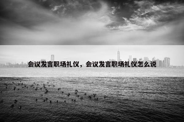 会议发言职场礼仪，会议发言职场礼仪怎么说