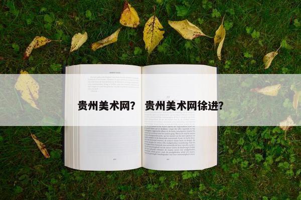 贵州美术网？ 贵州美术网徐进？