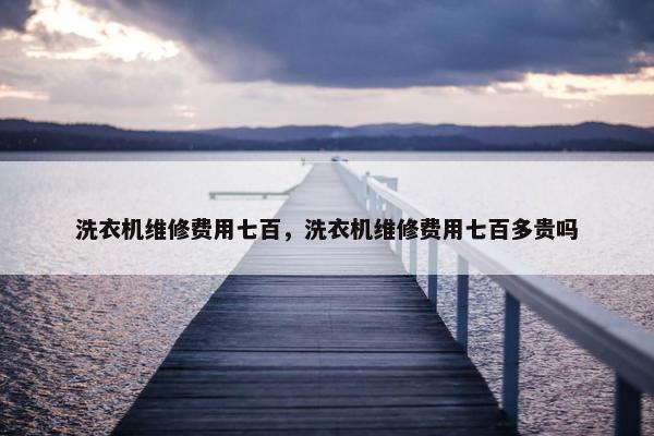 洗衣机维修费用七百，洗衣机维修费用七百多贵吗
