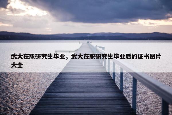 武大在职研究生毕业，武大在职研究生毕业后的证书图片大全