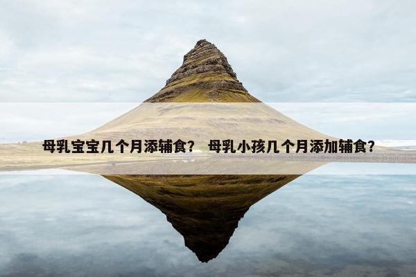 母乳宝宝几个月添辅食？ 母乳小孩几个月添加辅食？
