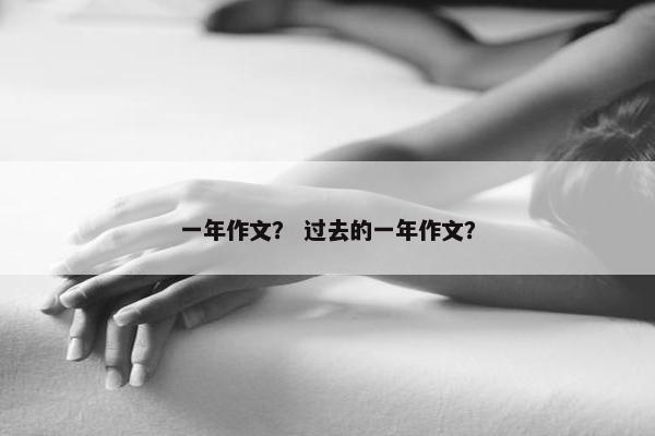 一年作文？ 过去的一年作文？