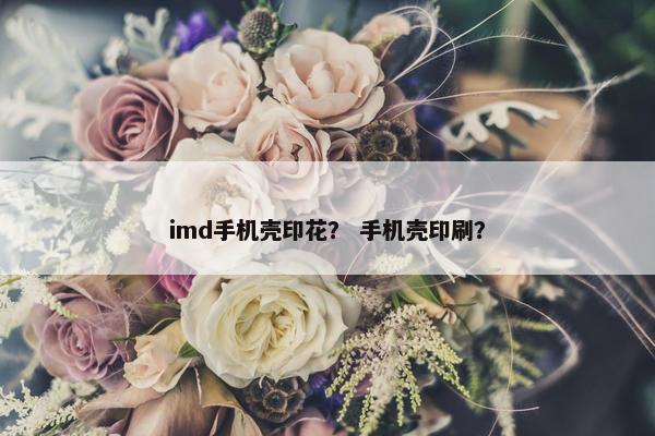 imd手机壳印花？ 手机壳印刷？