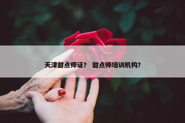 天津甜点师证？ 甜点师培训机构？