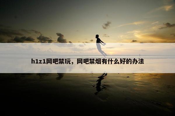 h1z1网吧禁玩，网吧禁烟有什么好的办法