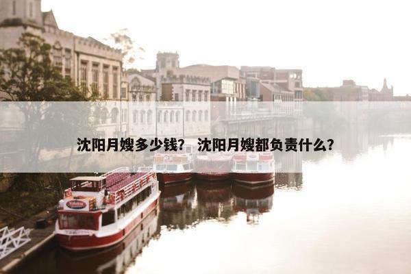 沈阳月嫂多少钱？ 沈阳月嫂都负责什么？