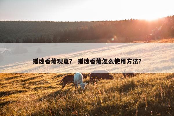 蜡烛香薰观夏？ 蜡烛香薰怎么使用方法？