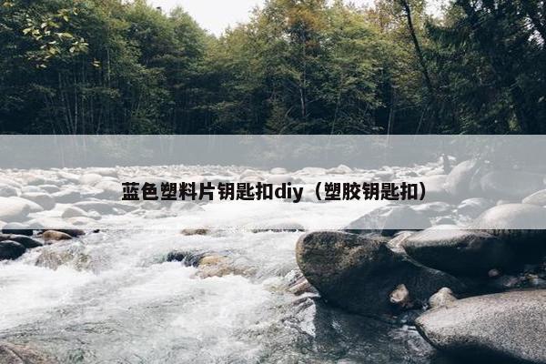 蓝色塑料片钥匙扣diy（塑胶钥匙扣）