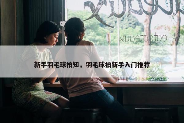 新手羽毛球拍知，羽毛球拍新手入门推荐