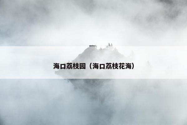 海口荔枝园（海口荔枝花海）