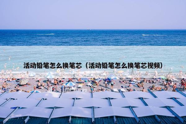活动铅笔怎么换笔芯（活动铅笔怎么换笔芯视频）