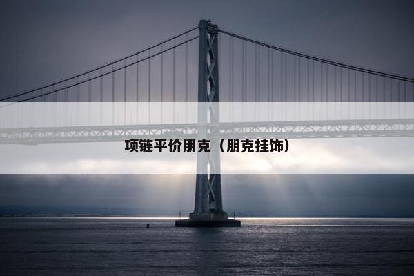 项链平价朋克（朋克挂饰）