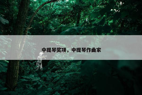 中提琴奖项，中提琴作曲家