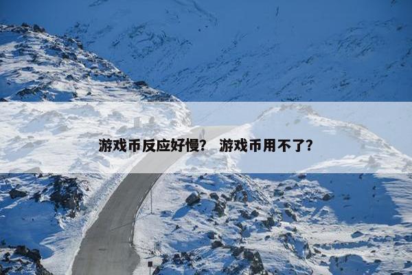 游戏币反应好慢？ 游戏币用不了？