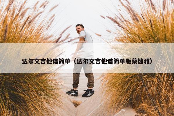 达尔文吉他谱简单（达尔文吉他谱简单版蔡健雅）