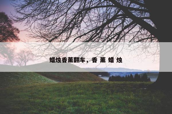 蜡烛香薰翻车，香 薰 蜡 烛