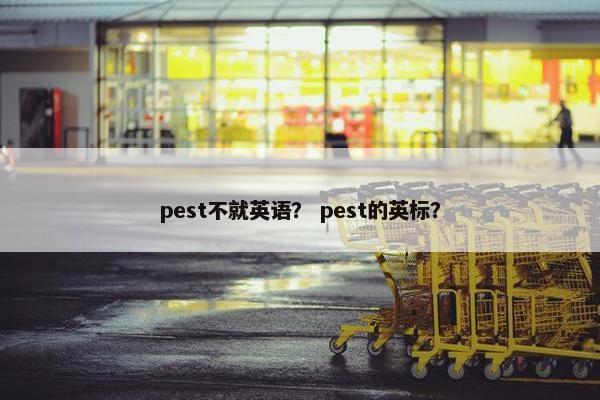 pest不就英语？ pest的英标？